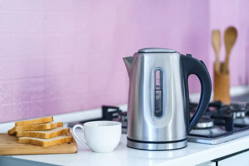 electric tea kettle with programmable timer