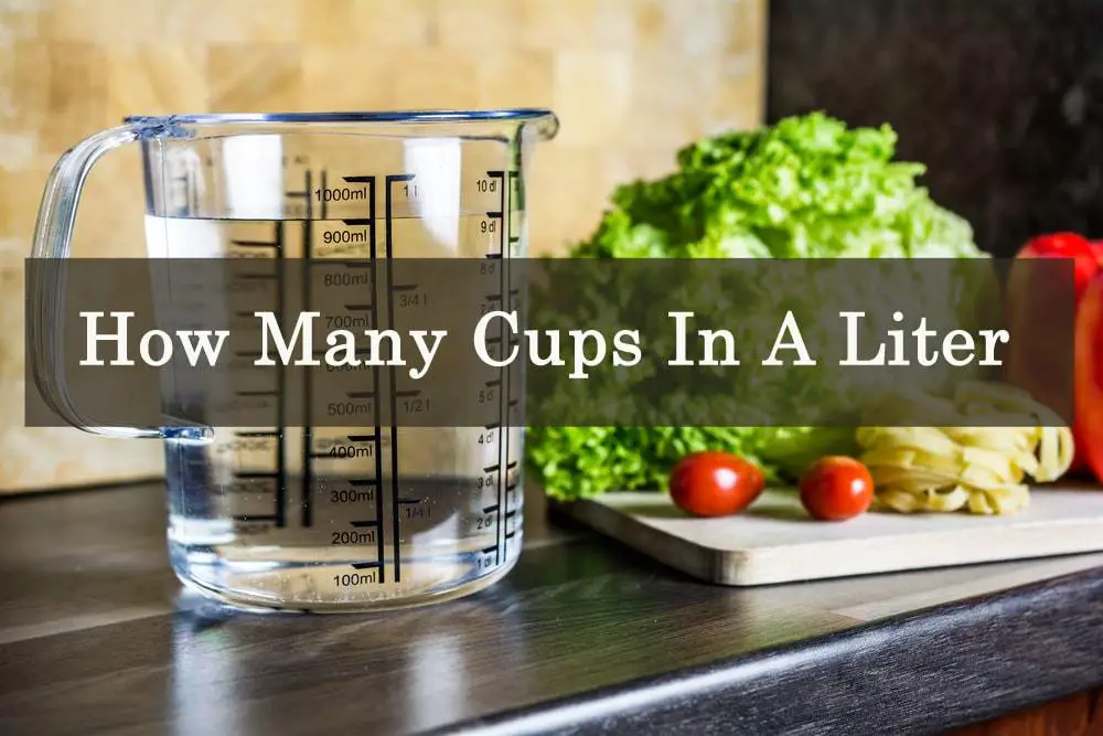 how much is 4 quarts in cups of water